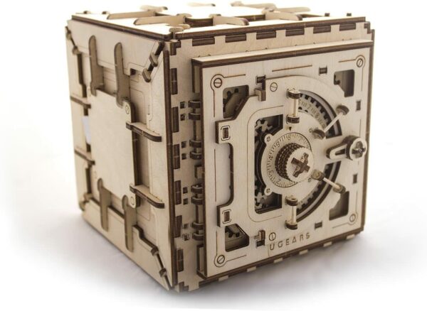 Caja de seguridad - Mecánico 3D Rompecabezas de Madera - Kit de Construcción Sin Pegamento