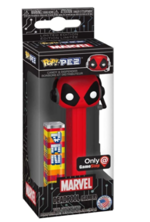 Funko Pop! Pez: Marvel - Original Red Deadpool (Gamer) Exclusivo