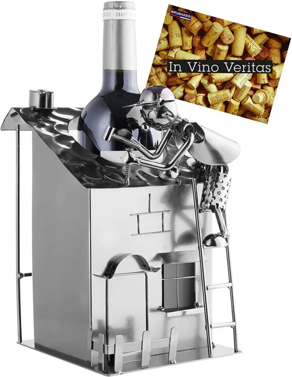 Soporte para botellas de vino de Metal
