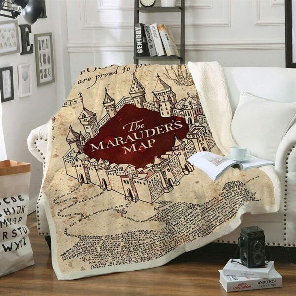 Manta de Forro Polar Harry Potter Beige
