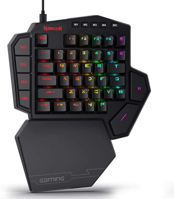 Teclado Ergonómico Pequeño para Juegos